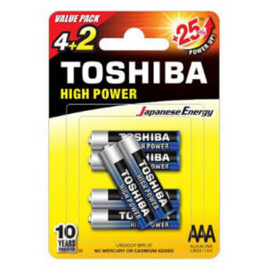 Toshiba Μπαταρία AAA (4+2τεμ.) Αλκαλική