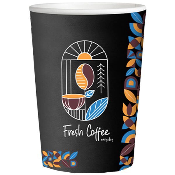 Ποτήρι Χάρτινο Fresh Coffee Single Wall 12oz (50τεμ.)