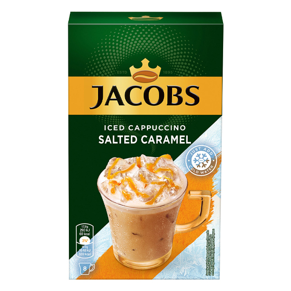 Jacobs Sticks Ice Cappuccino Salt Caramel (8τεμ. x 17.8gr)