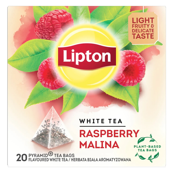 Lipton Λευκό Τσάι Πυραμίδα (Βατόμουρο) 20x1,5gr