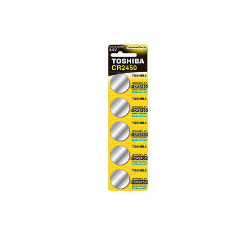 Toshiba Μπαταρία (CR2450) 3V Lithium 5τεμ.