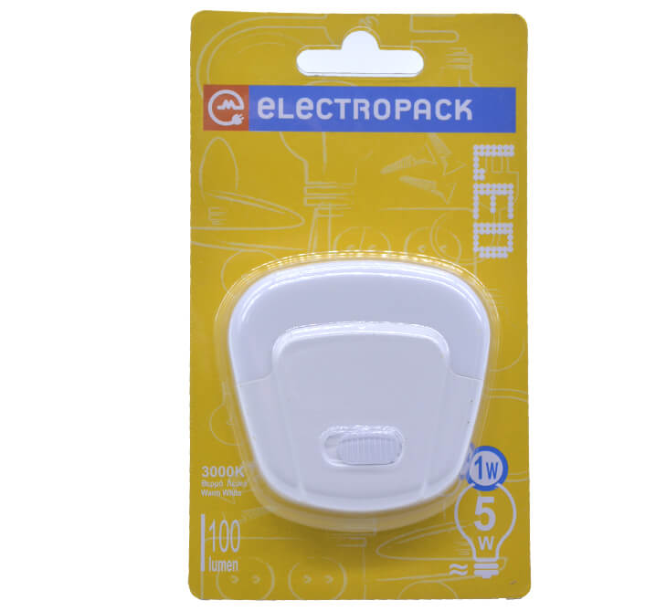 Φωτάκι Νυκτός LED Με Διακόπτη 1W (3000K)
