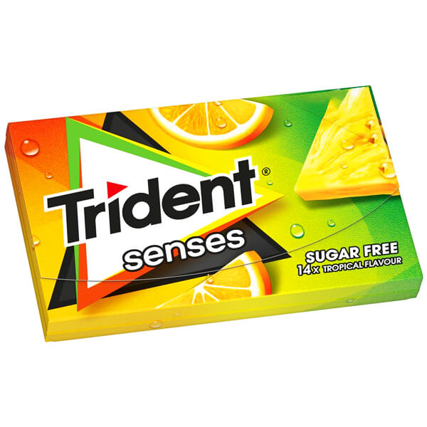 Trident Senses (12x27gr.) - Τροπικά Φρούτα