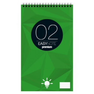 Easy Note Μπλοκ Σπιράλ 50Φ Λευκό