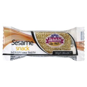 Jannis Παστέλι 30gr Σουσάμι (Sesame Snack) 3τεμ.