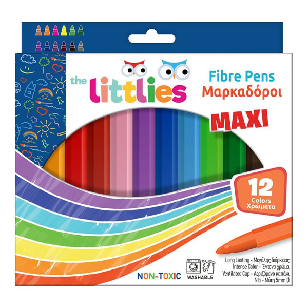 Μαρκαδόροι Littles 12τεμ. Χονδροί