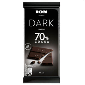 ΙΟΝ Σοκολάτα Υγείας Dark 90gr (70% Κακάο)