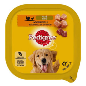 Pedigree Σκυλοτροφή Πατέ 300gr (Pollo/Tacchino/Vaschetta)