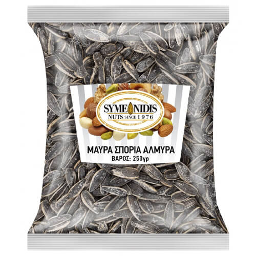 Συμεωνίδης Σπόρια Μαύρα Αλμυρά 250gr