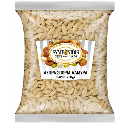 Συμεωνίδης Σπόρια Άσπρα Αλμυρά 250gr