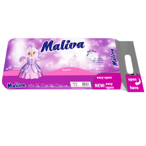Maliva Χαρτί Υγείας 10 Ρολά 3Φ - Romance