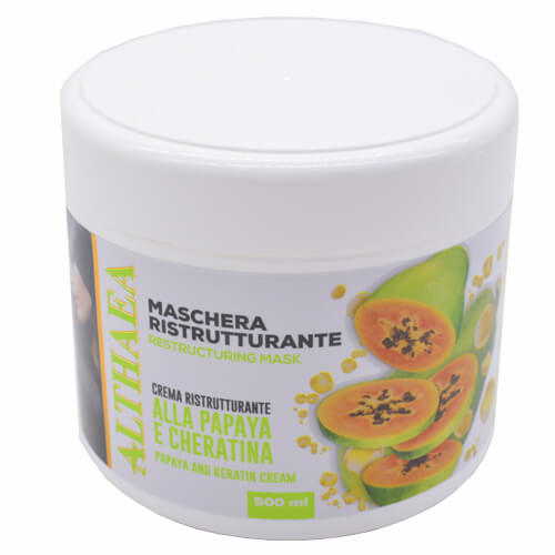 Althaea Μάσκα Μαλλιών 500ml (Papaya Cheratina)