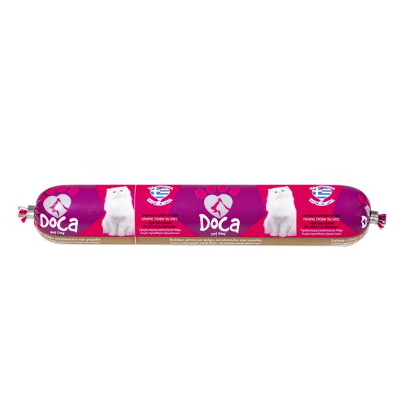 DOCA Σαλάμι για Γάτες 200gr (Κοτόπουλο, Ψάρι & Γαρίδα)