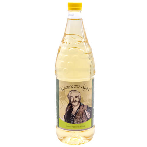 Κρασοπατέρας Οίνος Λευκός Ξηρός 1.5lt