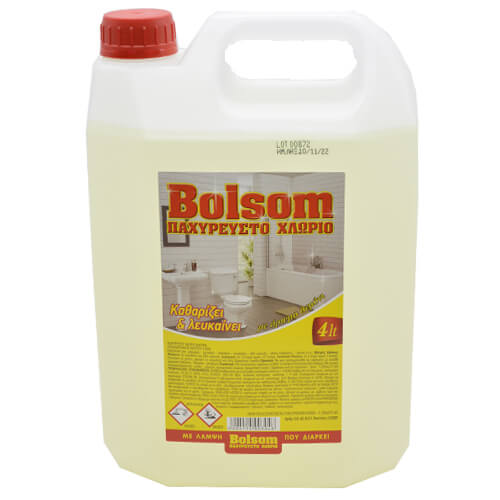 Bolsom Παχύρρευστο Χλώριο 4lt (Λεμόνι)