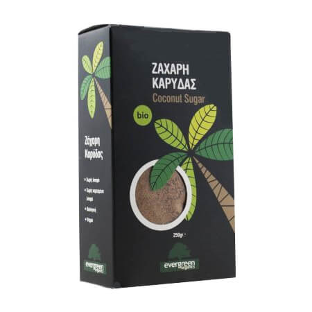 Ζάχαρη Καρύδας Evergreen 250gr Βιολογικό