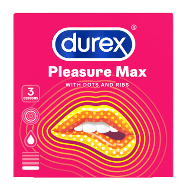 Durex Προφυλακτικά 3τμχ - Pleasuremax