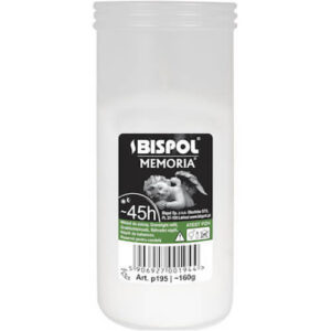 BISPOL Κερί Διάρκειας Λευκό 45 Ωρών