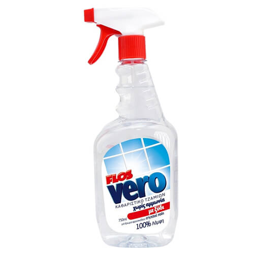 VERO Τζαμιών με Ξύδι 750ml (Αντλία) (Διαφανές)
