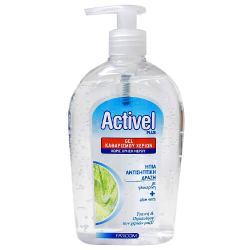 Farcom Activel Gel Καθαρισμού Χεριών 500ml