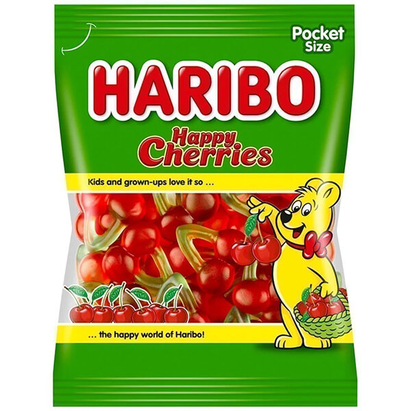 Haribo Ζαχαρωτά 100gr - Happy Cherries