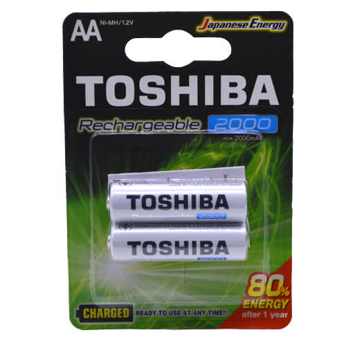 Toshiba Μπαταρία (Επαναφορτ.) AA (2τεμ.) 2000mAh