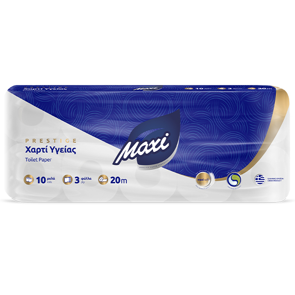 Maxi Χαρτί Υγείας 3φύλλο 100gr - 10 Ρολά
