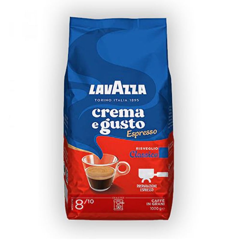 Καφές Lavazza Crema e Gusto Classico (8) 1kg σε Κόκκους