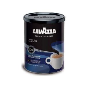 Lavazza Καφές Espresso Arabica Club Μεταλλικό Κουτί Αλεσμένος 250gr