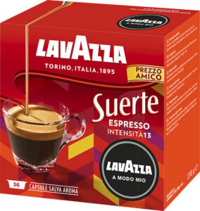 Κάψουλες Lavazza A Modo Mio Suerte 36 Τεμάχια