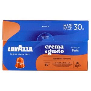 Κάψουλες Nespresso Συμβατές Lavazza Crema E Gusto Forte 30 Τεμάχια