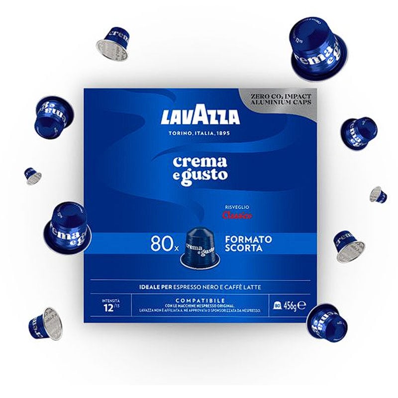 Κάψουλες Lavazza Espresso Crema&Gusto Classico Συμβατές Nespresso 80τ