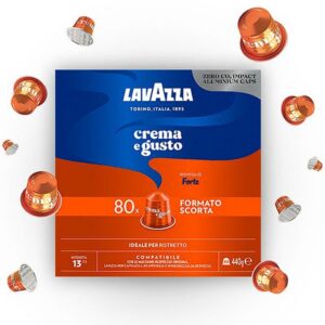 Κάψουλες Lavazza Espresso Crema e Gusto Forte Συμβατές Nespresso 80τμχ