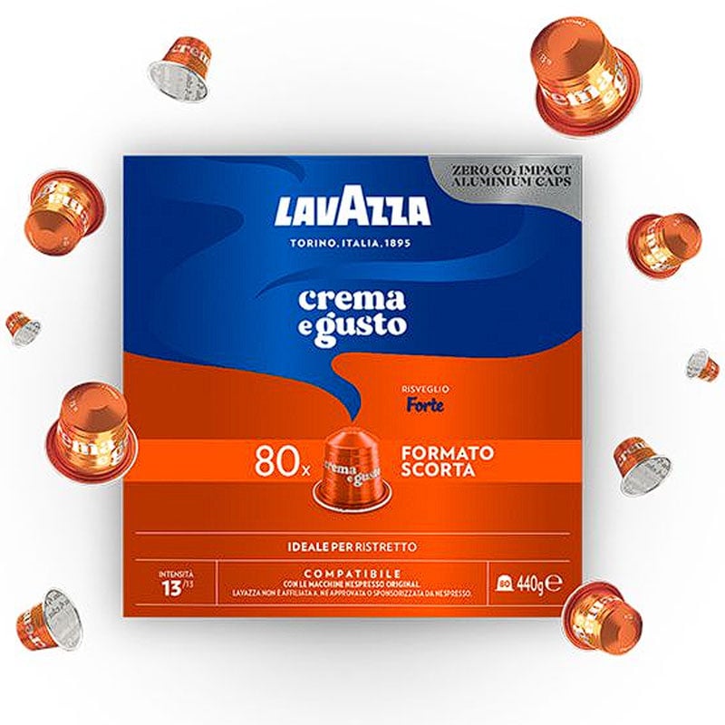 Lavazza Crema e Gusto Forte - Κάψουλες Nespresso 80τμχ