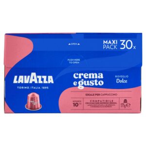 Κάψουλες Nespresso Συμβατές Lavazza Crema E Gusto Dolce 30 Τεμάχια