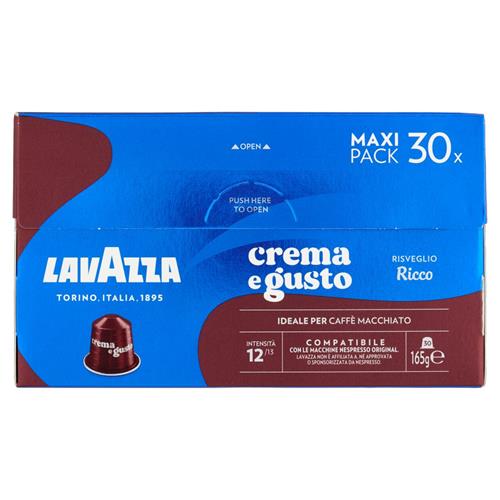 Κάψουλες Nespresso Συμβατές Lavazza Crema E Gusto Ricco 30 Τεμάχια