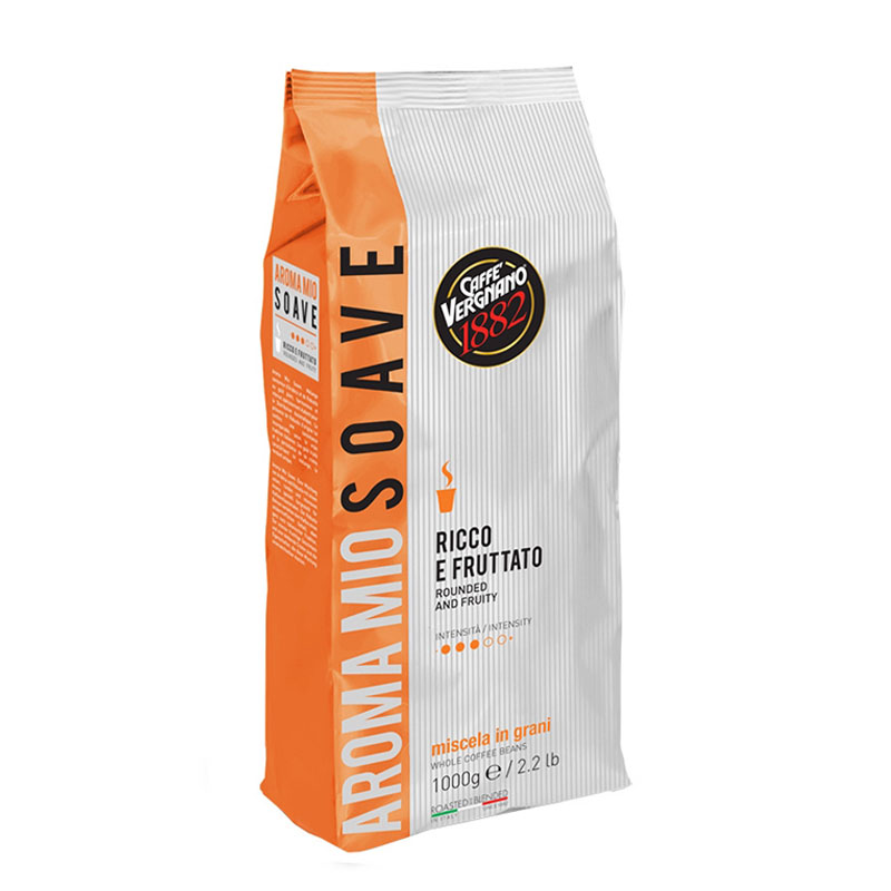 Caffe Vergnano 1882 Aroma Mio Soave 1kg Σε Κόκκους