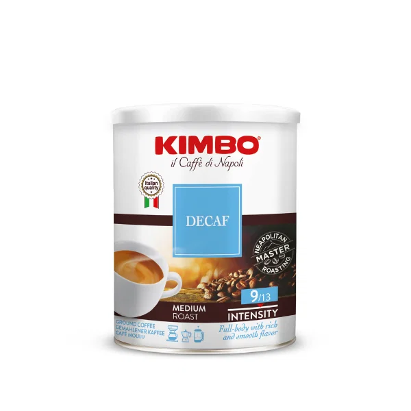 Kimbo Decaf Αλεσμένος - 250g Μεταλλικός