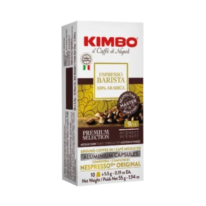 Kimbo Espresso Barista 100% Arabica Συμβατές με Μηχανή Nespresso 10 Κάψουλες Αλουμινίου