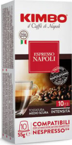 Kimbo Espresso Napoli Συμβατές με Μηχανή Nespresso 10 Κάψουλες