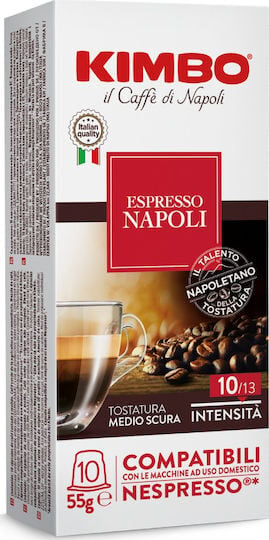 Kimbo Espresso Napoli Κάψουλες - 10 Κάψουλες