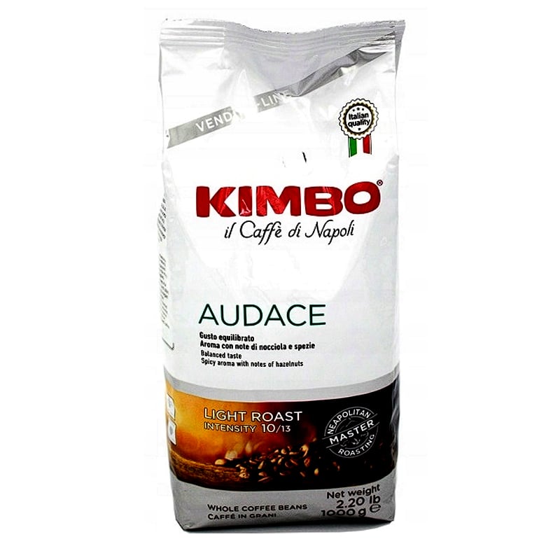 Kimbo Καφές Espresso Audace σε Κόκκους 1000gr