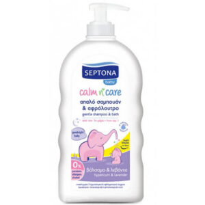 Septona Σαμπουάν & Αφρόλουτρο Παιδικό 500ml (Βάλσαμο & Λεβάντα)