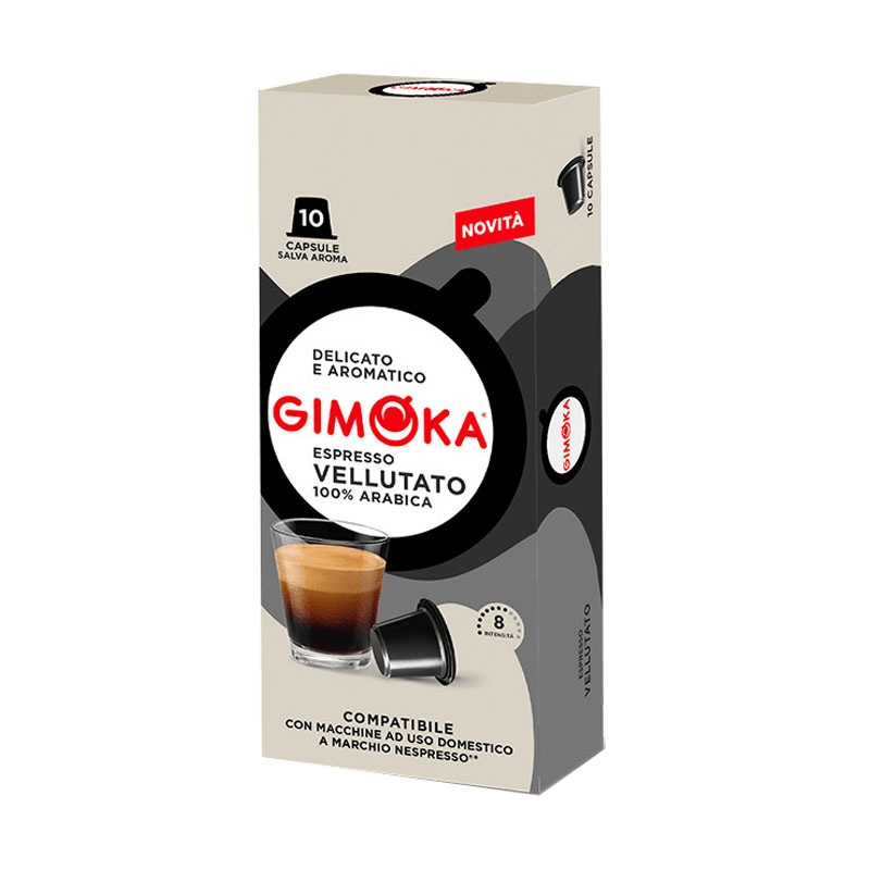 Gimoka Espresso Vellutato Κάψουλες - Gimoka Espresso Vellutato - Κάψουλες Nespresso 10caps