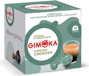 Gimoka Κάψουλες Espresso Cremoso Συμβατές με Μηχανή Dolce Gusto 16caps