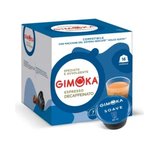 Κάψουλες Dolce Gusto Gimoka Decaffeinato Espresso Συμβατές με Μηχανή Dolce Gusto 16caps