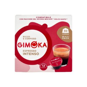 Gimoka Κάψουλες Espresso Intenso Συμβατές Με Μηχανή Dolce Gusto 30caps Xl