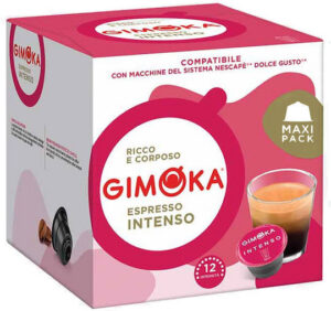 Gimoka Κάψουλες Espresso Intenso Συμβατές Με Μηχανή Dolce Gusto 100caps