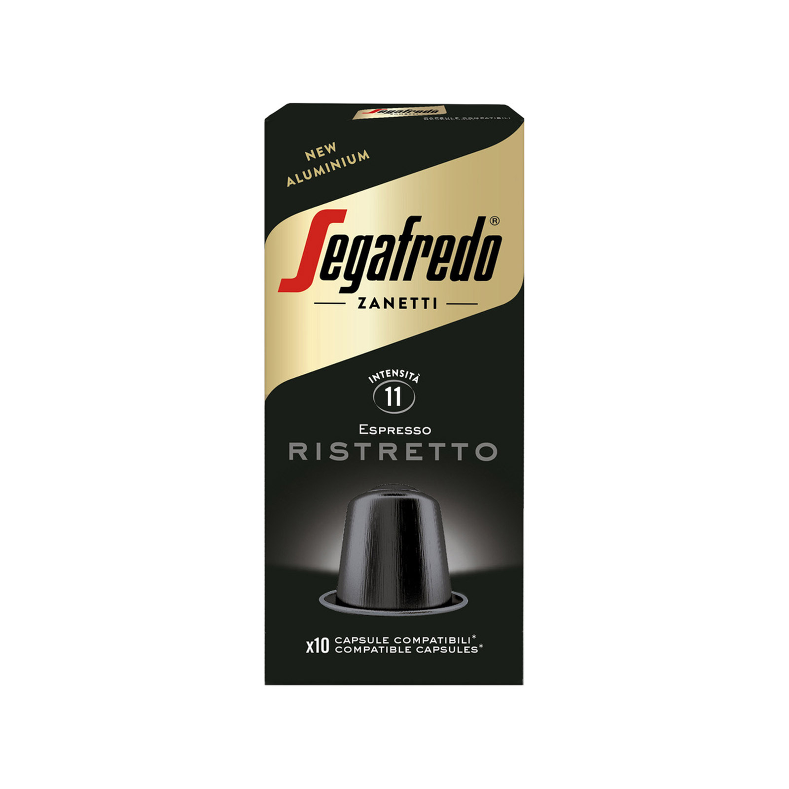 Segafredo Ristretto Συμβατές Κάψουλες - 10 Τεμάχια