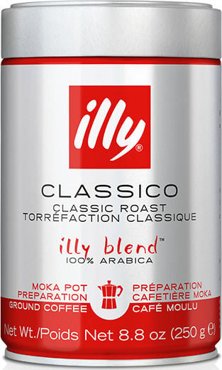 Illy Καφές Espresso Arabica Moka Classico 250g Αλεσμένος